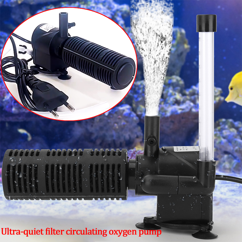 Marine Aquarium Overflow Box - AC220~240V Power: 3W 5W Ultra-quiet Mini