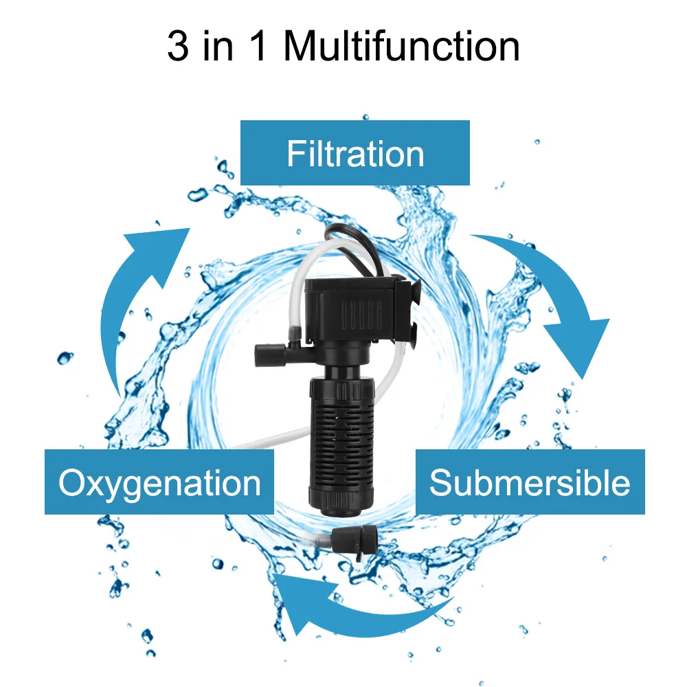 Mini Fish Tank Filter, Quiet S - đánh giá và giá Marine Aquarium Overflow Box