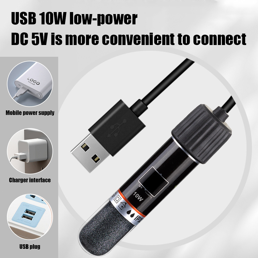 USB Mini Aquarium Heating Rod  - đánh giá và giá Marine Aquarium Nano