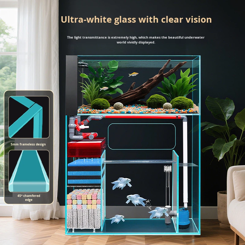Double-Layer Floor-Standing Ul - đánh giá và giá Marine Aquarium With Sump