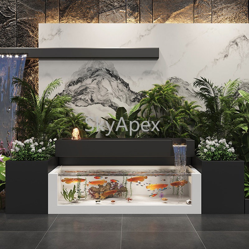 Stainless Steel Finished Court - đánh giá và giá Marine Aquarium With Sump