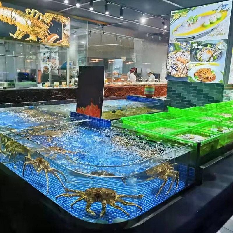 Square Glass Freshwater Fish T - đánh giá và giá Marine Aquarium With Sump
