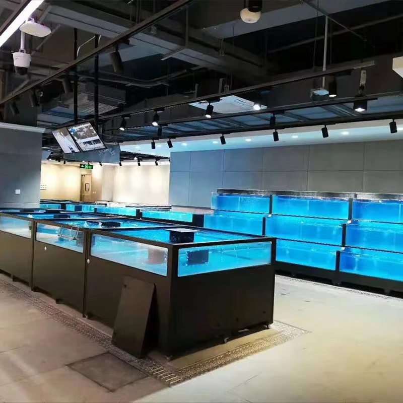 Square Glass Freshwater Fish T - đánh giá và giá Marine Aquarium With Sump