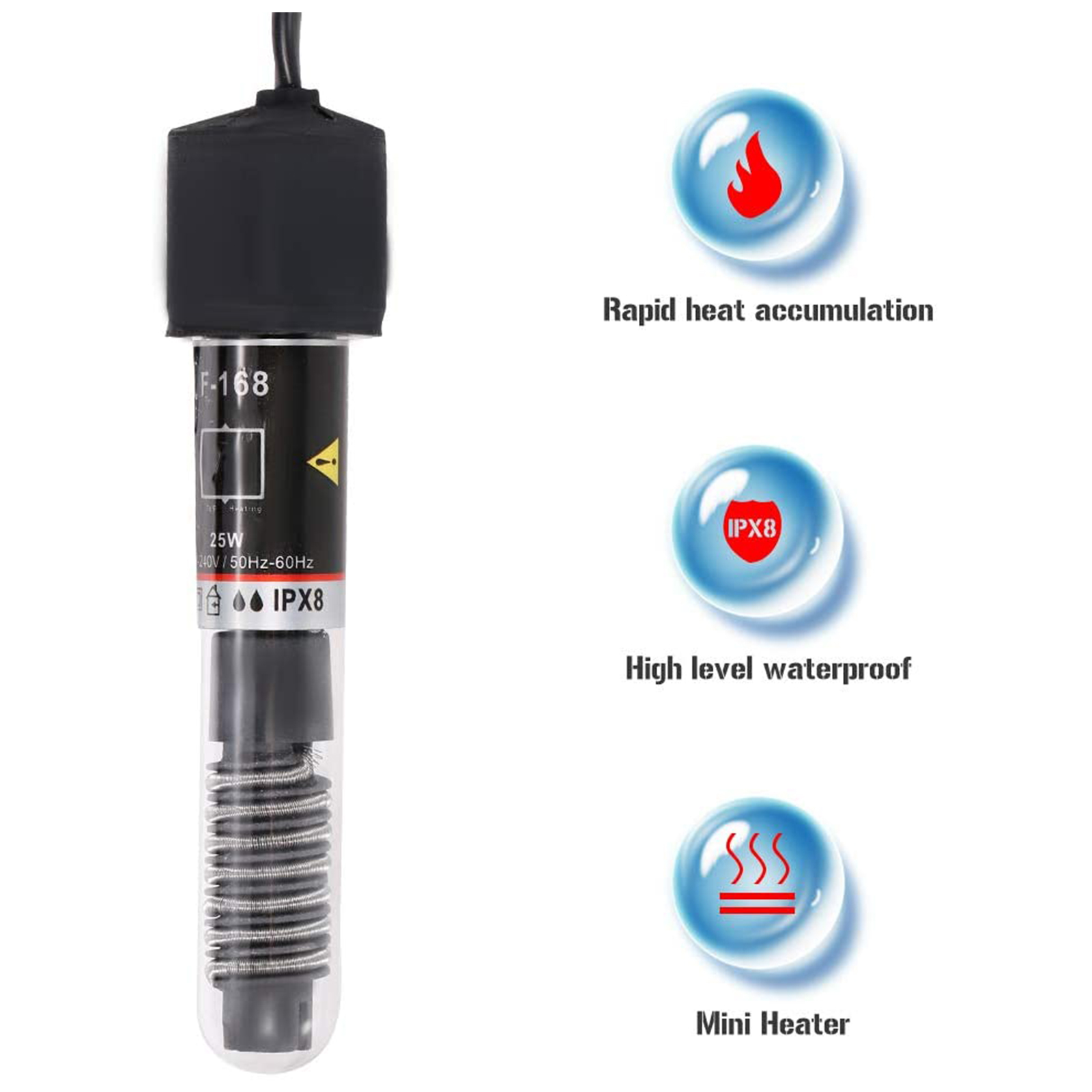 Mini Aquarium Heater Submersib - đánh giá và giá Marine Aquarium Nano