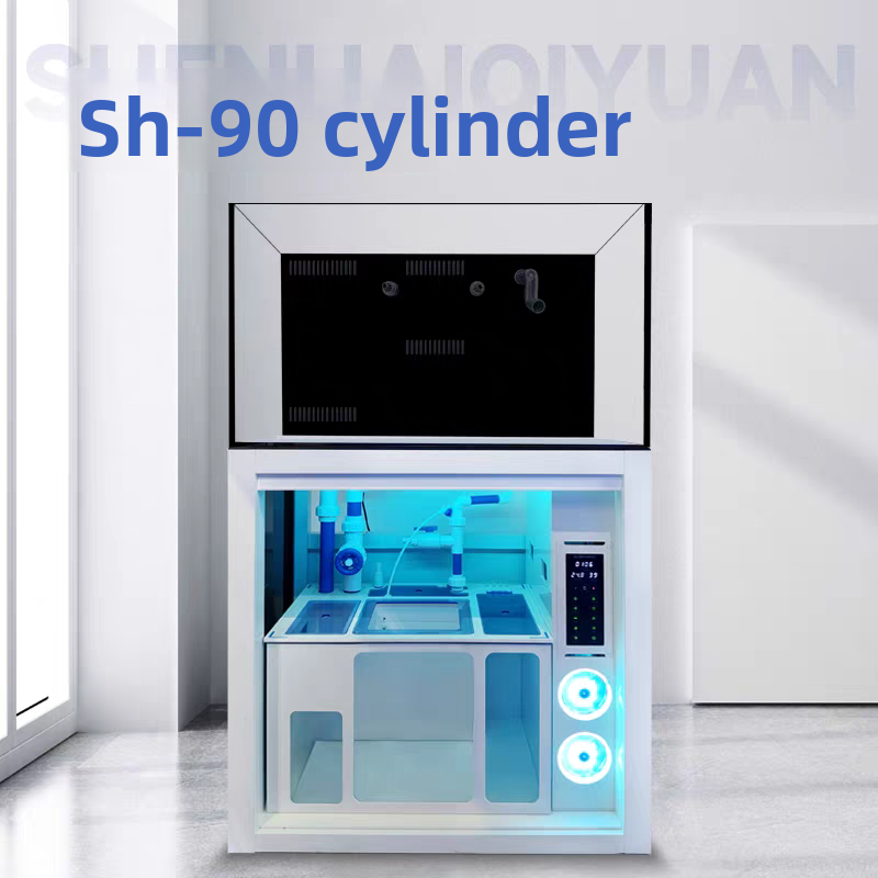 Luxury Ultra White Glass Saltw - đánh giá và giá Marine Aquarium With Sump