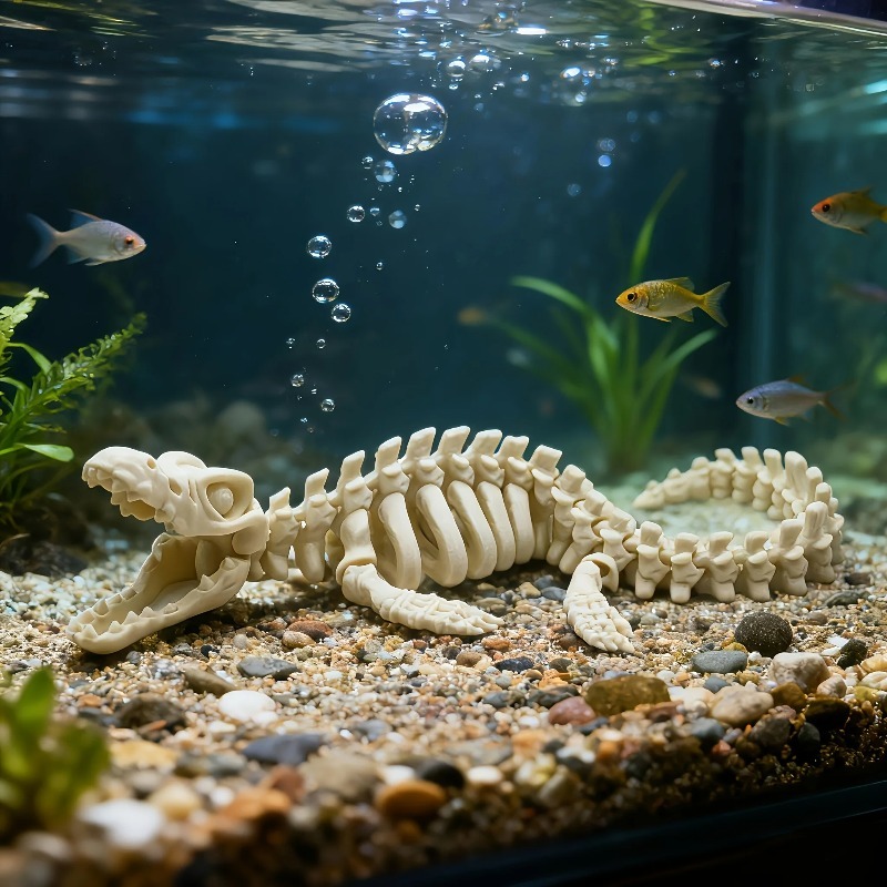 1Pcs Realistic Mosasaur Skelet - đánh giá và giá Marine Aquarium Used