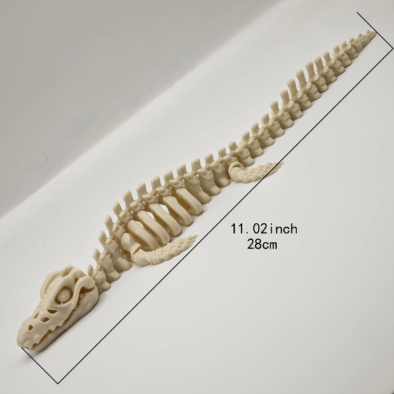 1pc Realistic mosasaur skeleto - đánh giá và giá Marine Aquarium Used